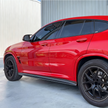 BMW X3 M F97 Pre-LCI 3D Design Carbon Fibre Side Skirt Extensions — front three-quarter view
