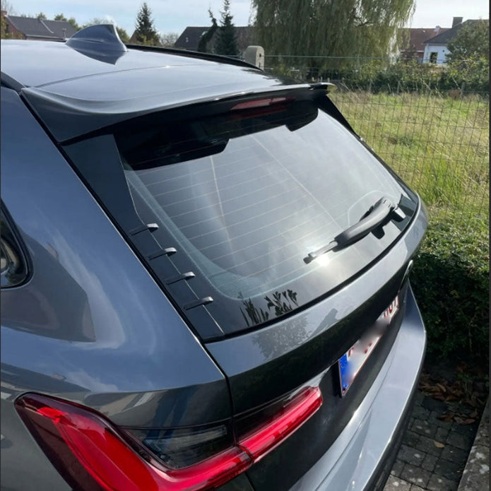 BMW M3 G81 OEM Style Carbon Fibre Boot Spoiler — front three-quarter view