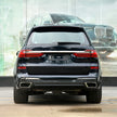 BMW X7 G07 Pre-LCI Carbon Fibre Rear Diffuser — front three-quarter view