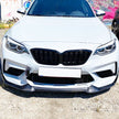 BMW M2 F87 Competition CS Design Carbon Fibre Front Lip — front three-quarter view