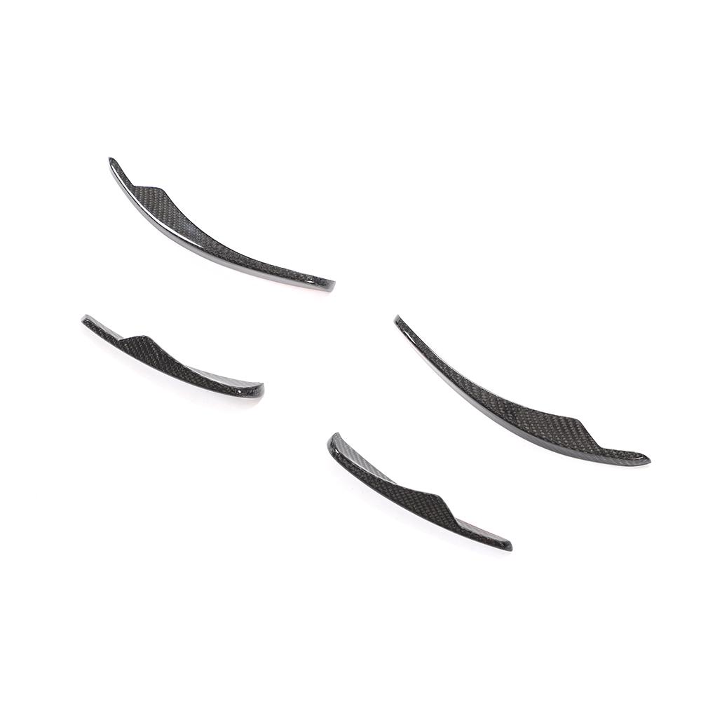BMW M6 F06 OEM Style Carbon Fibre Canards — surface and edge detail