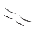 BMW M6 F06 OEM Style Carbon Fibre Canards — surface and edge detail