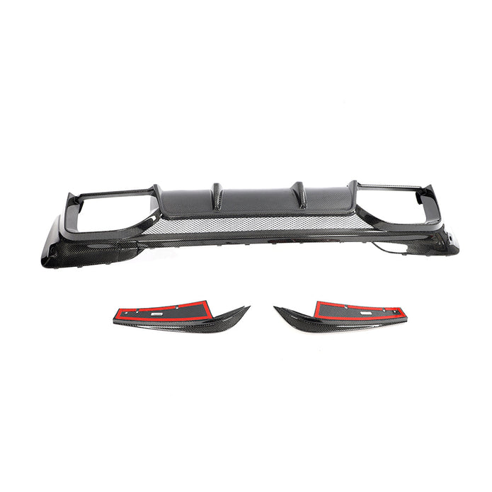 BMW X3 M F97 Pre-LCI 3D Design Carbon Fibre Rear Diffuser — complete product view