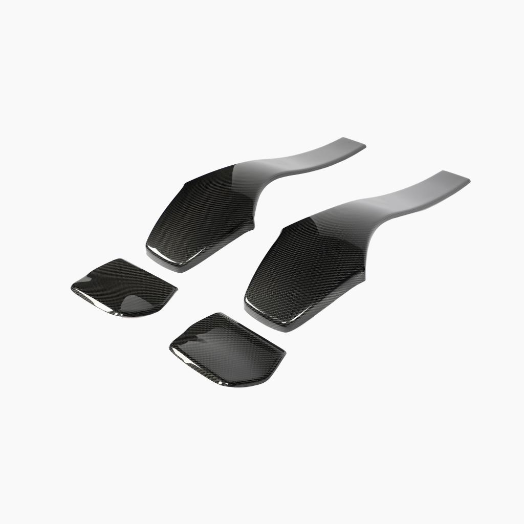 BMW M3 F80 OEM Style Carbon Fibre Seat Back Covers — side profile
