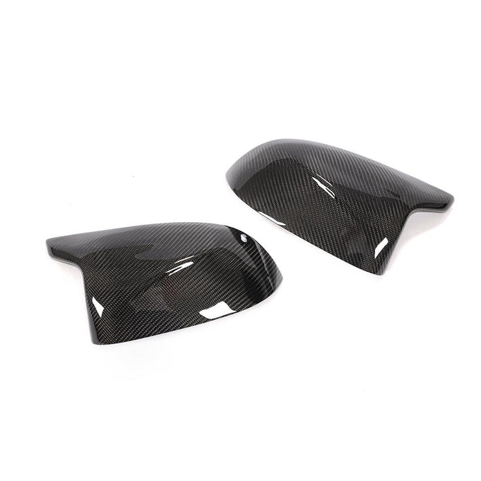 BMW X3 M F97 Pre-LCI OEM Style Carbon Fibre Replacement Mirror Caps — surface and edge detail