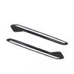 BMW M6 F06 OEM Style Carbon Fibre Front Wing Vent Trims — surface and edge detail