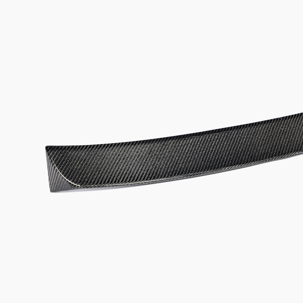 BMW M6 F06 OEM Style Carbon Fibre Roof Spoiler — mounting-area detail