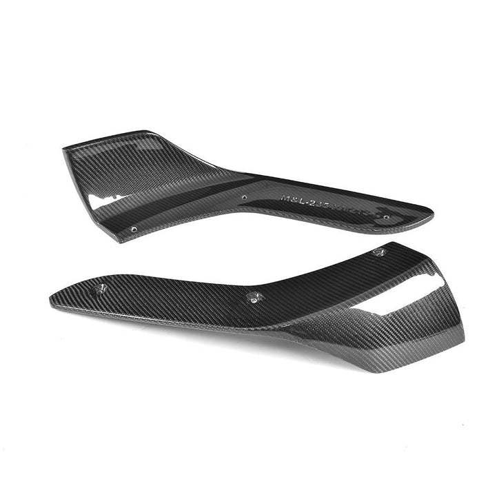 BMW M2 F87 Carbon Fibre Front Splitter — front three-quarter view