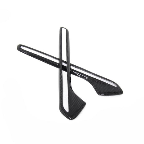 BMW M6 F06 OEM Style Carbon Fibre Front Wing Vent Trims — complete product view