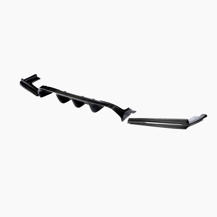 BMW M3 F80 V Design Carbon Fibre Rear Diffuser — side profile