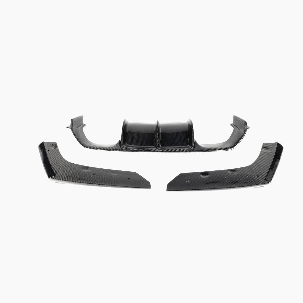 BMW M3 F80 V Design Carbon Fibre Rear Diffuser — surface and edge detail