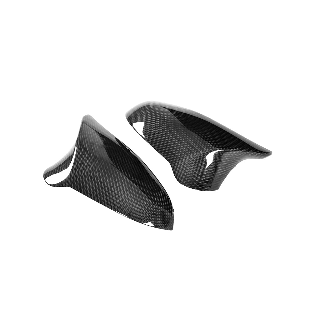 BMW M2 F87 Competition Carbon Fibre Replacement Mirror Caps — surface and edge detail