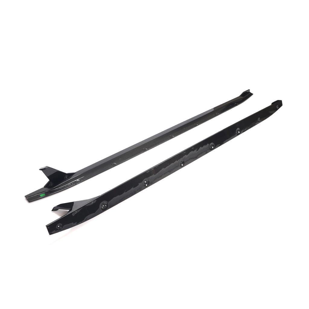 BMW M4 G82 OEM Style Carbon Fibre Side Skirt Extensions — opposite-side view