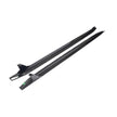 BMW M4 G82 OEM Style Carbon Fibre Side Skirt Extensions — side profile