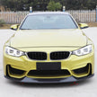BMW M3 F80 Carbon Fibre Front Lip — front three-quarter view