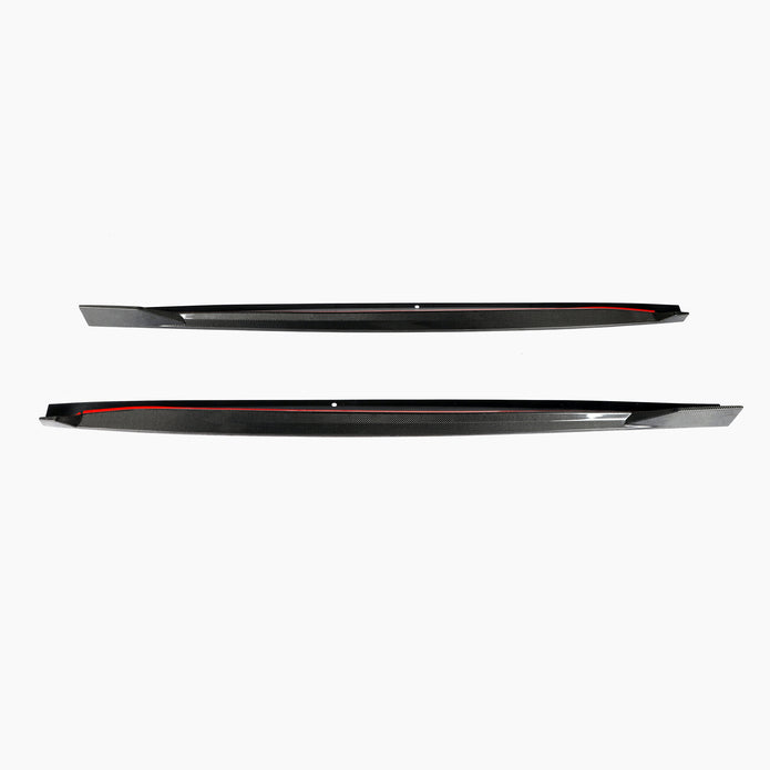BMW X5 G05 Pre-LCI OEM Style Carbon Fibre Side Skirt Extensions — complete product view