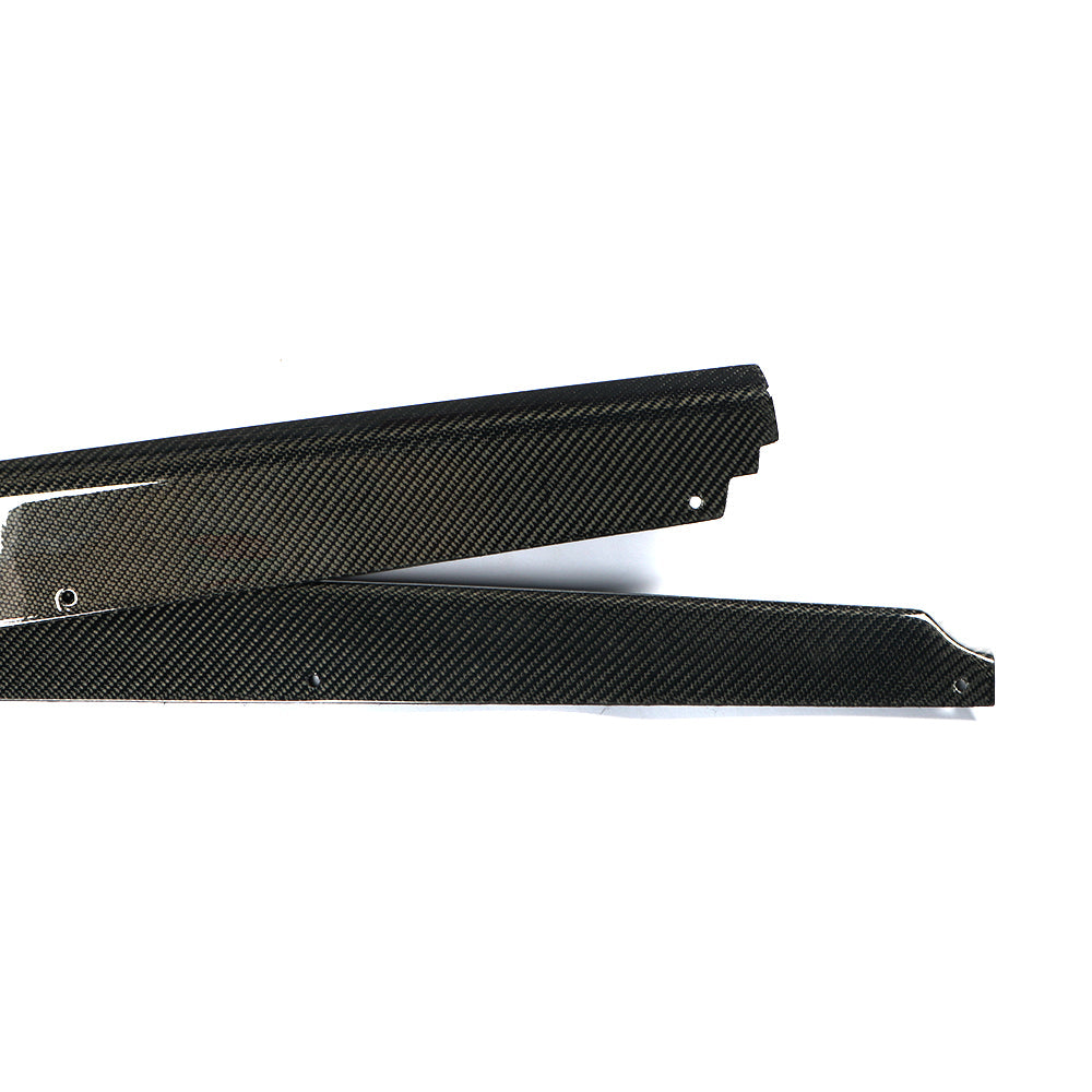BMW M5 F90 Pre-LCI 3D Design Carbon Fibre Side Skirt Extensions — opposite-side view