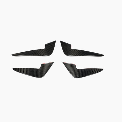 BMW M2 F87 AC Design Carbon Fibre Canards — complete product view