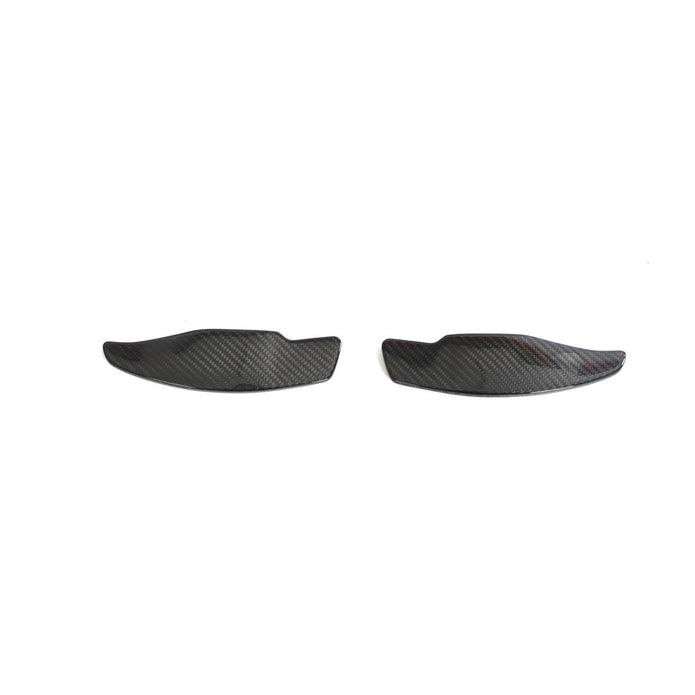 BMW M2 G87 OEM Style Pre-Preg Carbon Fibre Paddle Shifters — front three-quarter view