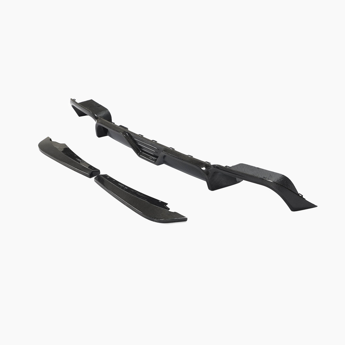 BMW X3 M F97 Pre-LCI JC Design Carbon Fibre Rear Diffuser — mounting-area detail