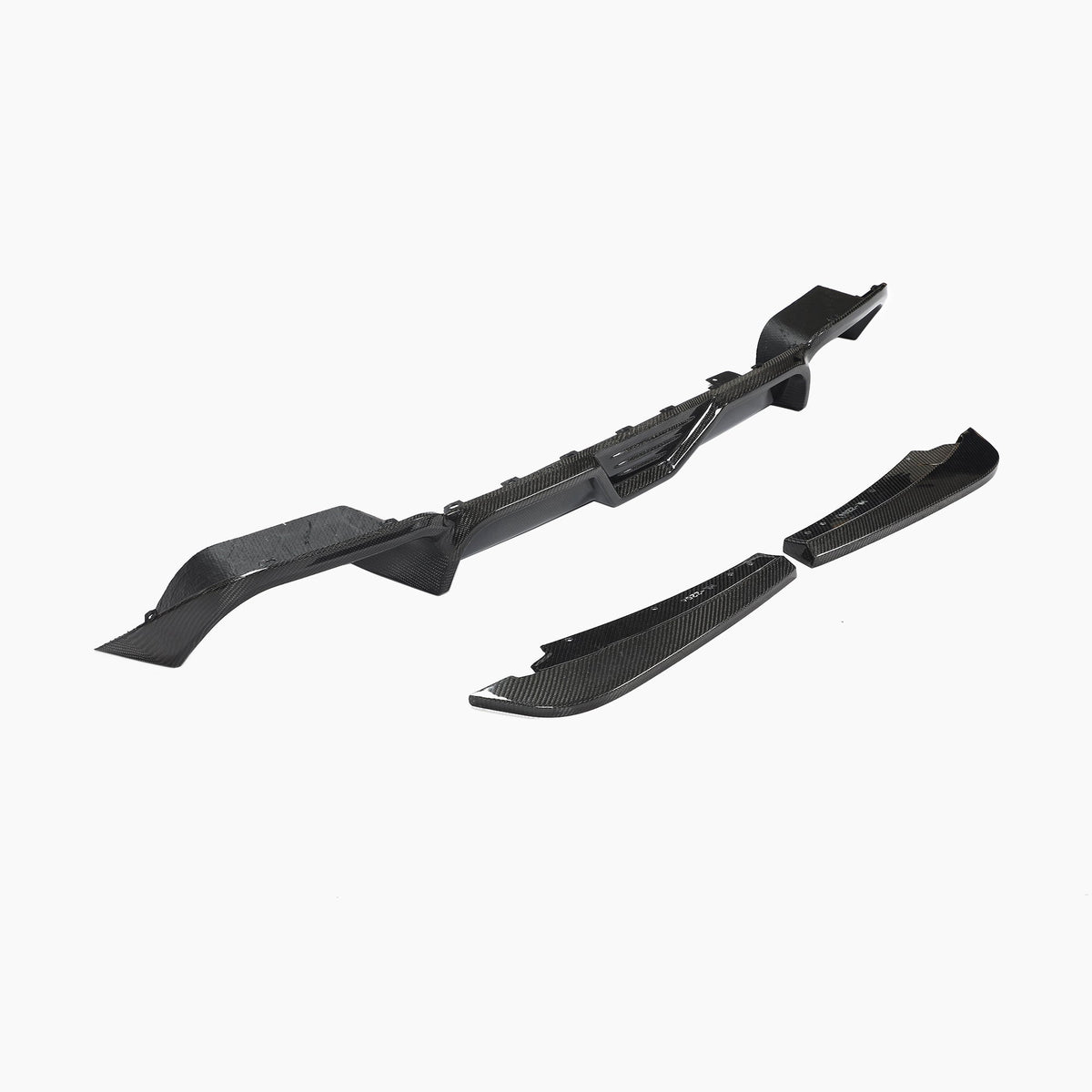 BMW X3 M F97 Pre-LCI JC Design Carbon Fibre Rear Diffuser — side profile