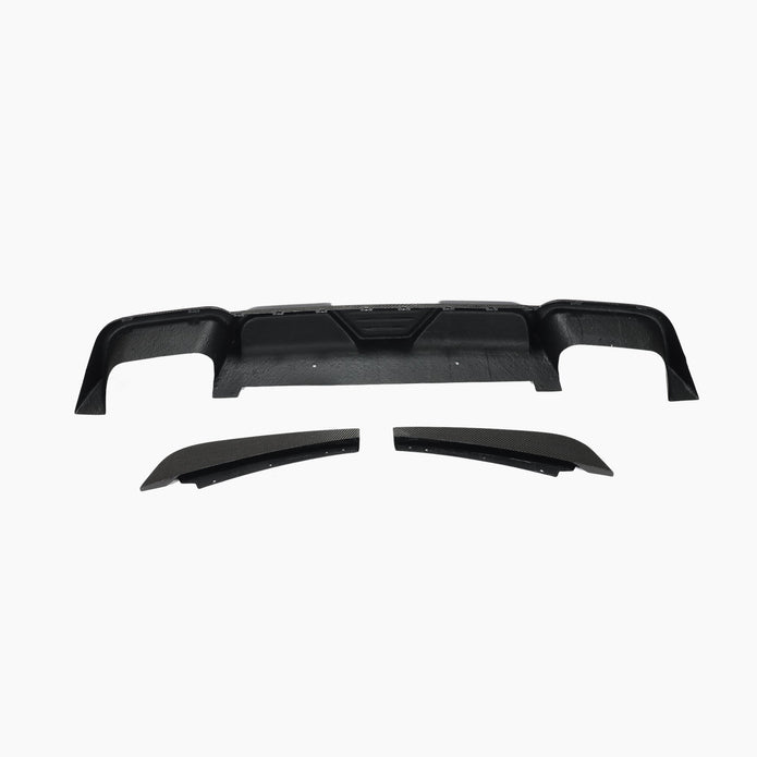 BMW X3 M F97 Pre-LCI JC Design Carbon Fibre Rear Diffuser — opposite-side view
