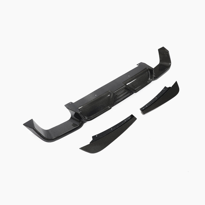 BMW X3 M F97 Pre-LCI JC Design Carbon Fibre Rear Diffuser — complete product view