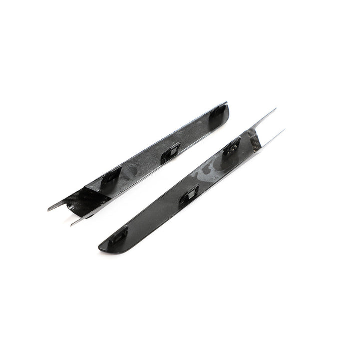 BMW M3 F80 OEM Style Carbon Fibre Front Wing Vent Trims — side profile