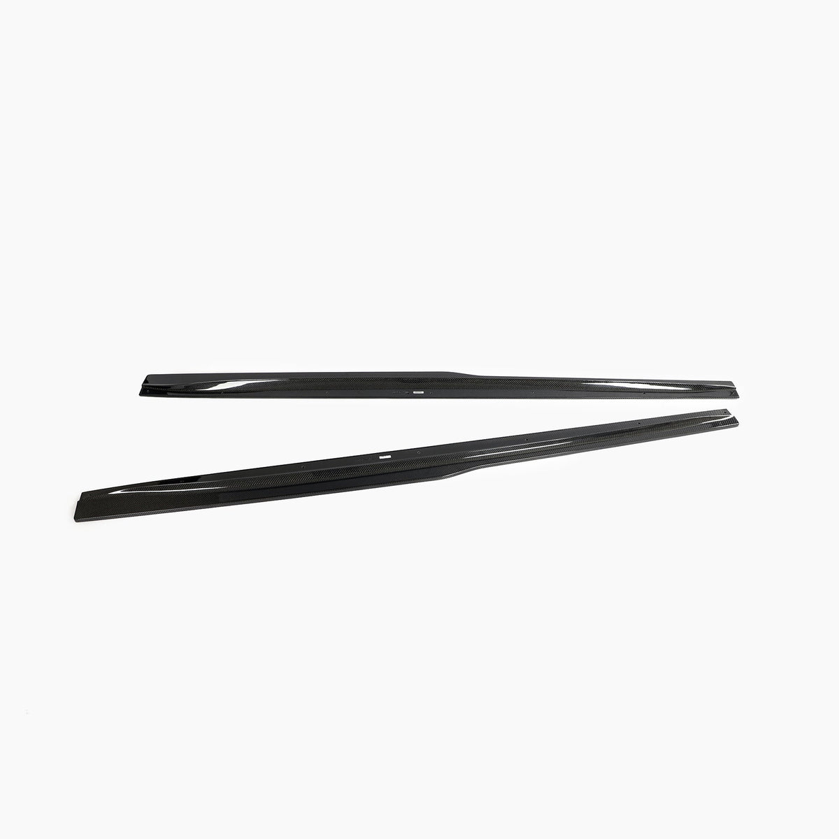 BMW M3 F80 PSM Design Carbon Fibre Side Skirt Extensions — surface and edge detail