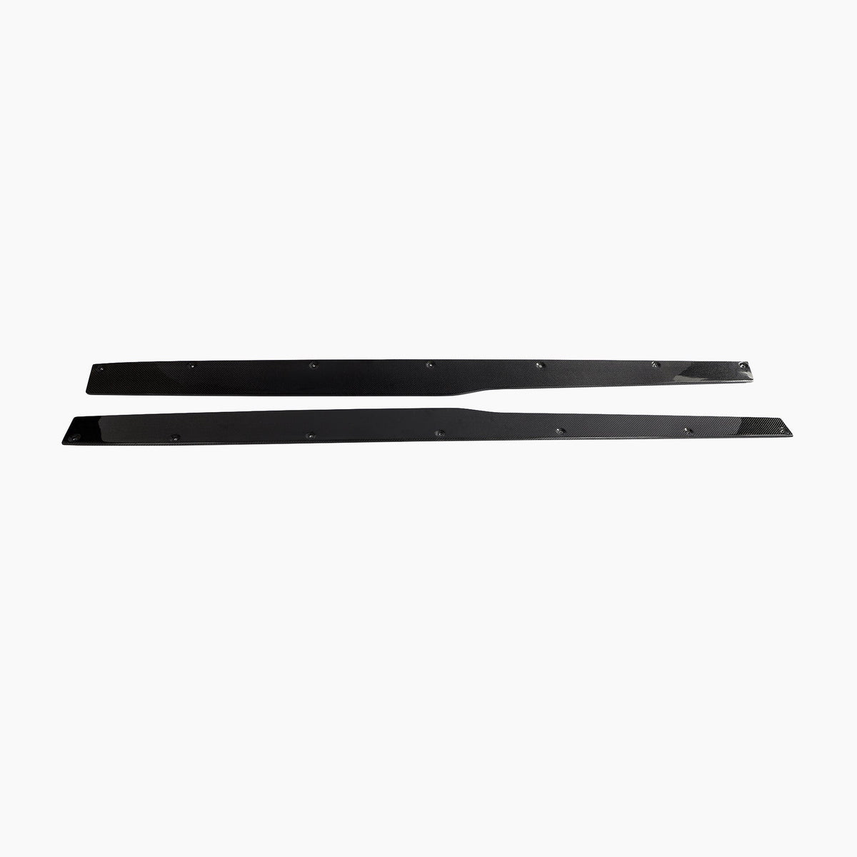 BMW M3 F80 PSM Design Carbon Fibre Side Skirt Extensions — mounting-area detail