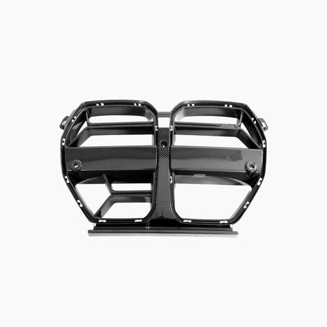BMW M3 G80 CSL Design Pre-Preg Carbon Fibre Front Grille — complete product view