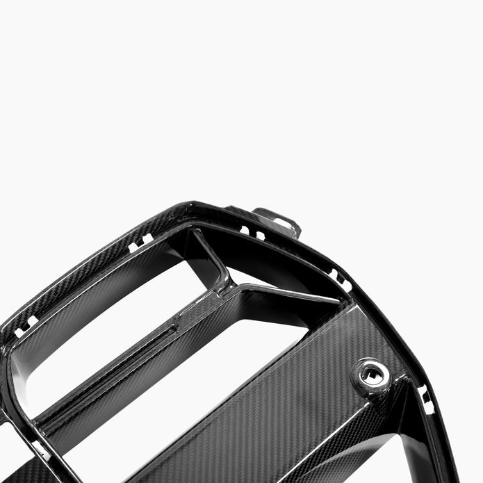 BMW M3 G80 CSL Design Pre-Preg Carbon Fibre Front Grille — side profile