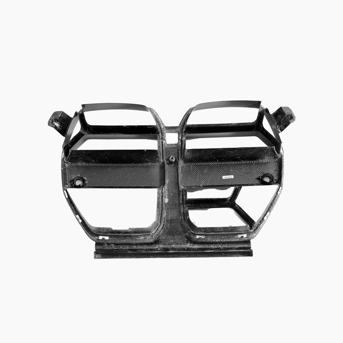 BMW M3 G80 CSL Design Pre-Preg Carbon Fibre Front Grille — mounting-area detail