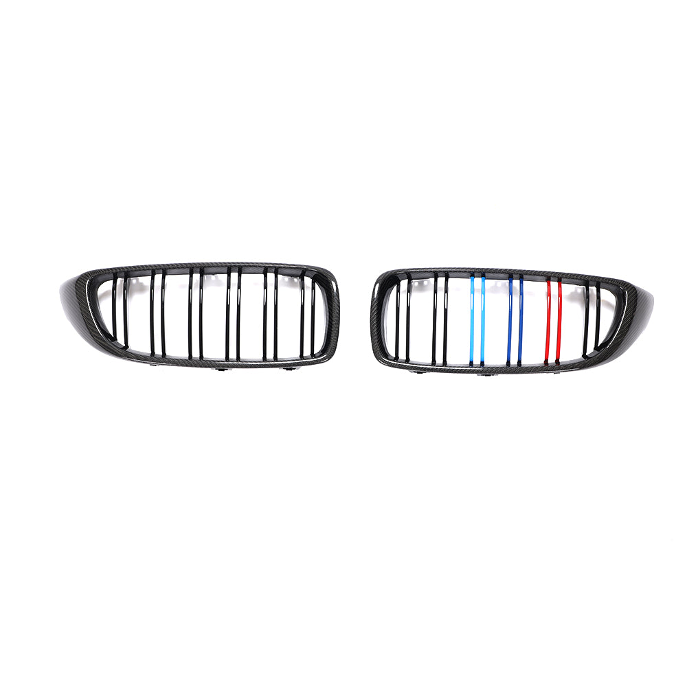 BMW M3 F80 Carbon Fibre Dual-Slat Front Grille — complete product view