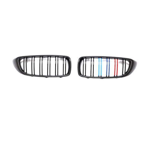 BMW M3 F80 Carbon Fibre Dual-Slat Front Grille — complete product view