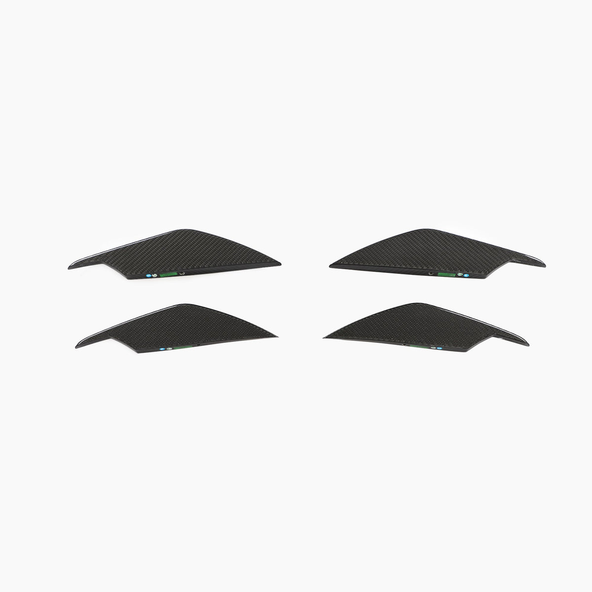 BMW M3 G80 AC Design Pre-Preg Carbon Fibre Canards — surface and edge detail
