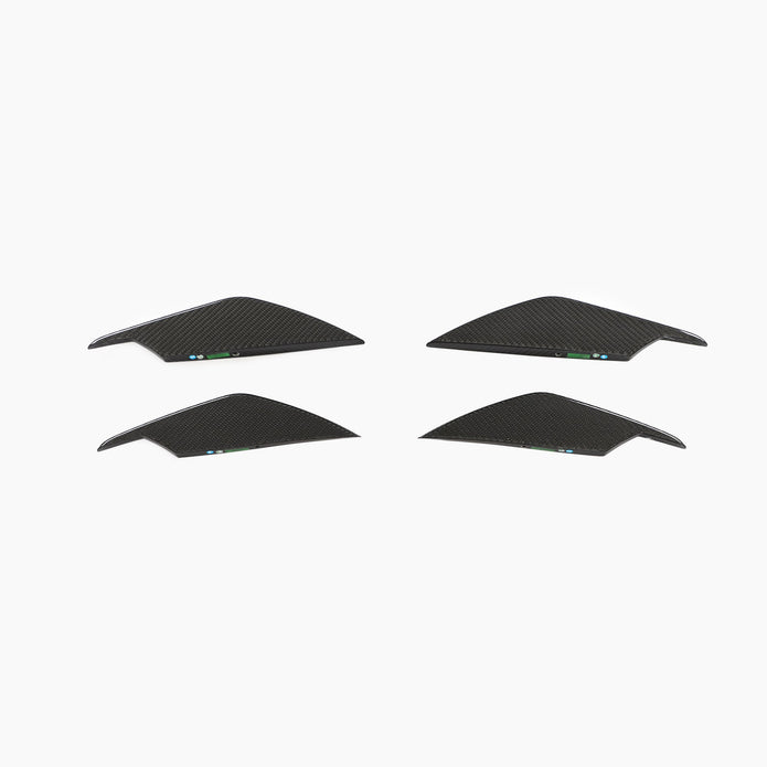 BMW M3 G80 AC Design Pre-Preg Carbon Fibre Canards — surface and edge detail