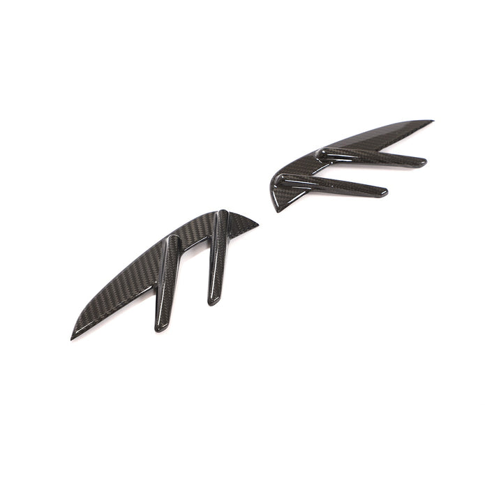BMW M3 G80 Carbon Fibre Air Vent Trims — surface and edge detail
