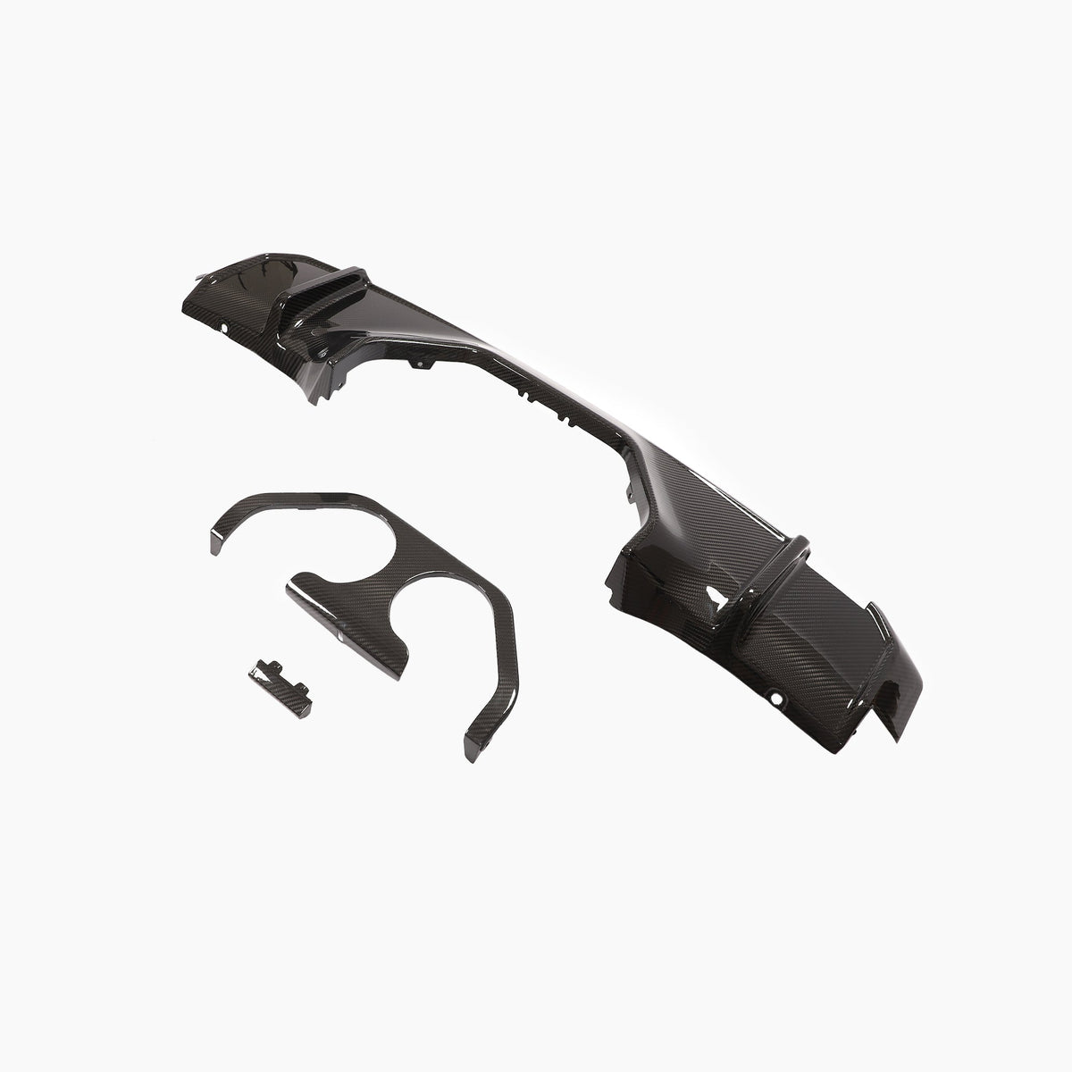 BMW M3 G80 Pre-Preg Carbon Fibre Rear Diffuser — mounting-area detail