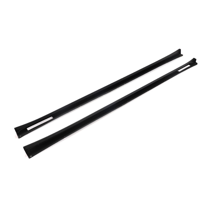 BMW X3 M F97 Pre-LCI 3D Design Carbon Fibre Side Skirt Extensions — surface and edge detail