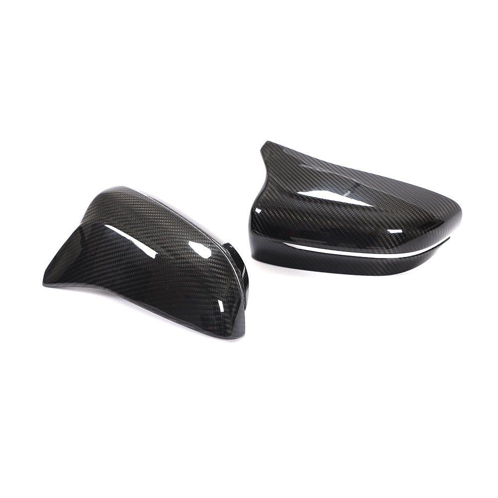 BMW M5 F90 Pre-LCI OEM Style Carbon Fibre Mirror Cap Overlays — opposite-side view