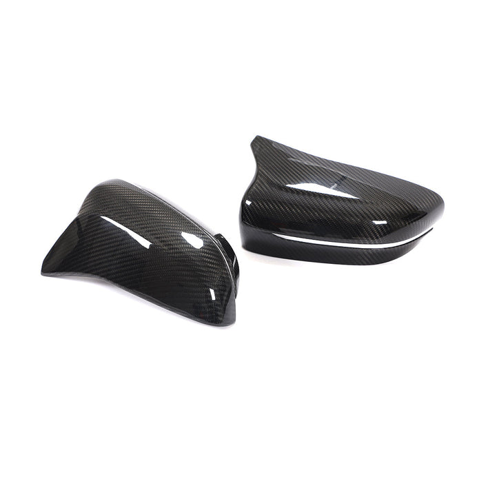 BMW M5 F90 Pre-LCI OEM Style Carbon Fibre Mirror Cap Overlays — opposite-side view