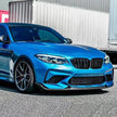 BMW M2 F87 Competition Carbon Fibre Front Lip — front three-quarter view