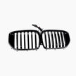 BMW X5 G05 LCI Gloss Black LED Single-Slat Front Grille — complete product view