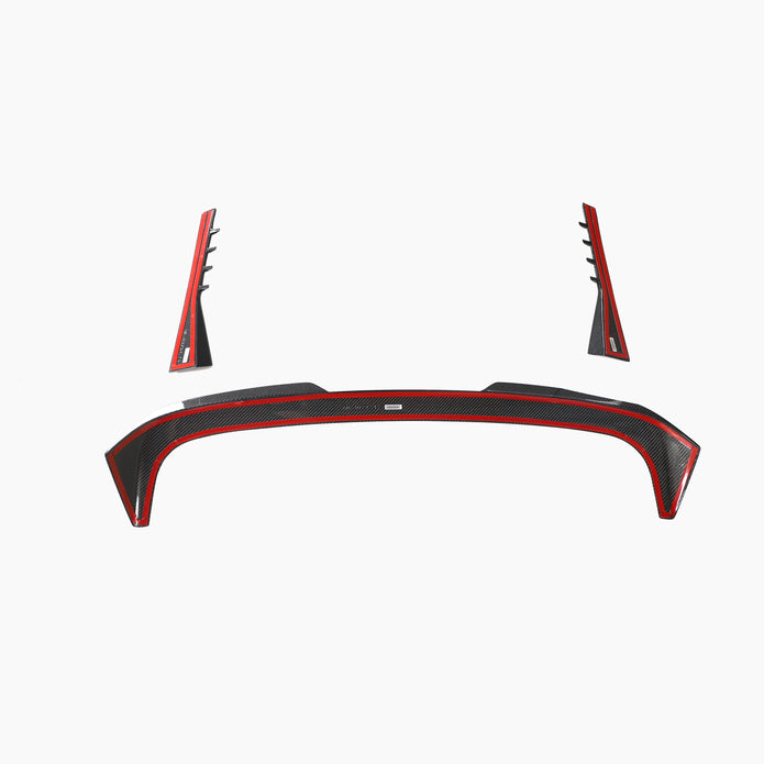 BMW M3 G81 OEM Style Carbon Fibre Boot Spoiler — side profile
