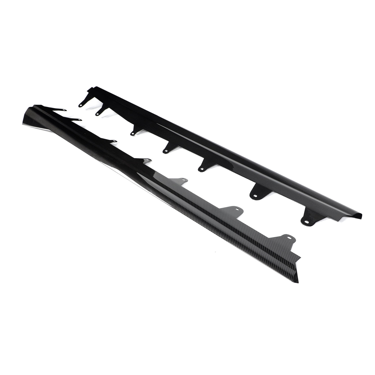 BMW X5 M F95 LCI MP Design Carbon Fibre Side Skirt Extensions — complete product view