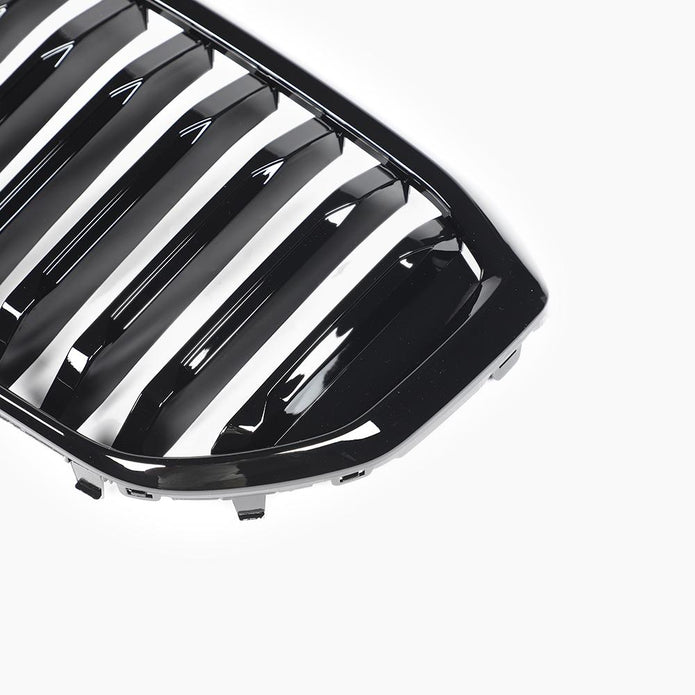 BMW X5 G05 LCI Gloss Black Single-Slat Front Grille — side profile