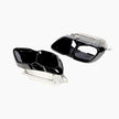 BMW X5 G05 Pre-LCI Gloss Black Exhaust Tip Set — side profile