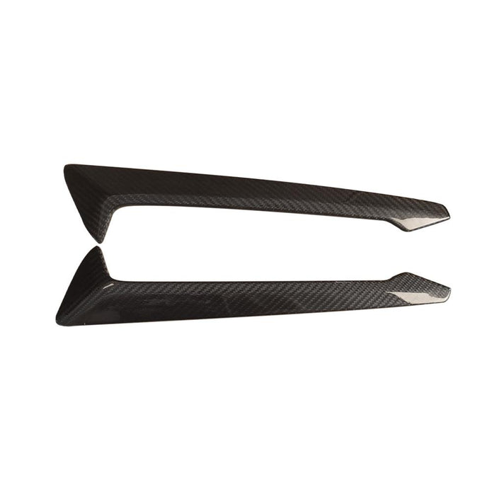 BMW X5 M F95 LCI OEM Style Carbon Fibre Front Wing Vent Trims — side profile