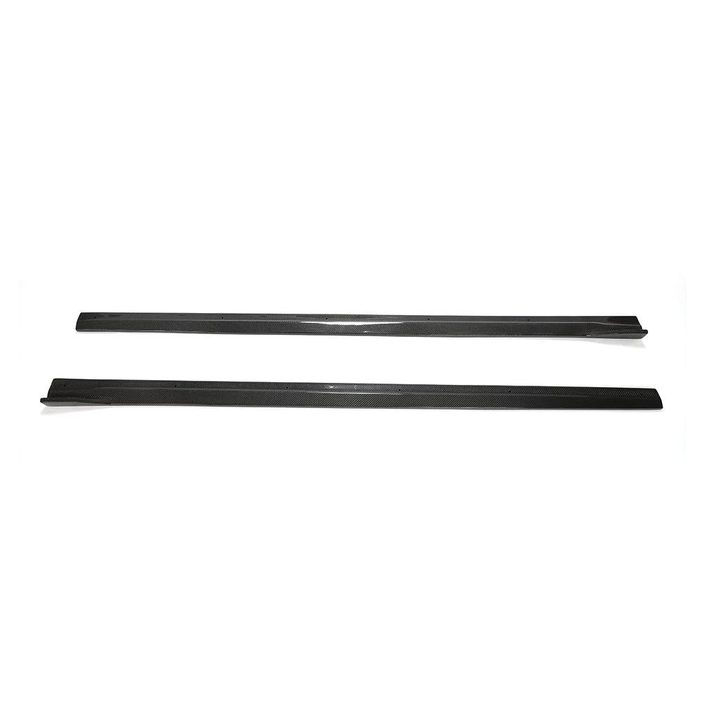 BMW M2 F87 OEM Style Carbon Fibre Side Skirt Extensions — complete product view